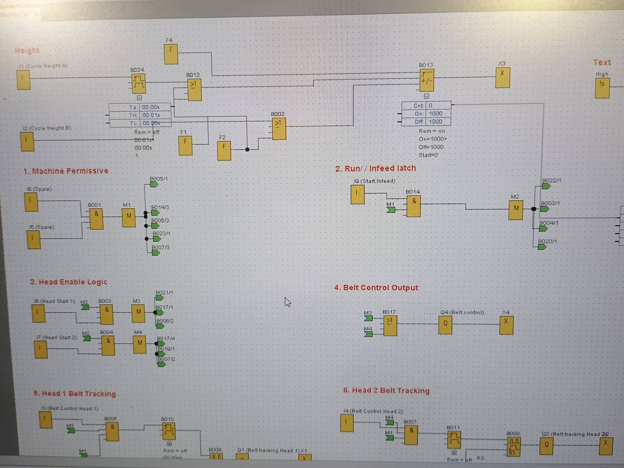 Function block programming for a Siemens LOGO 8 controller